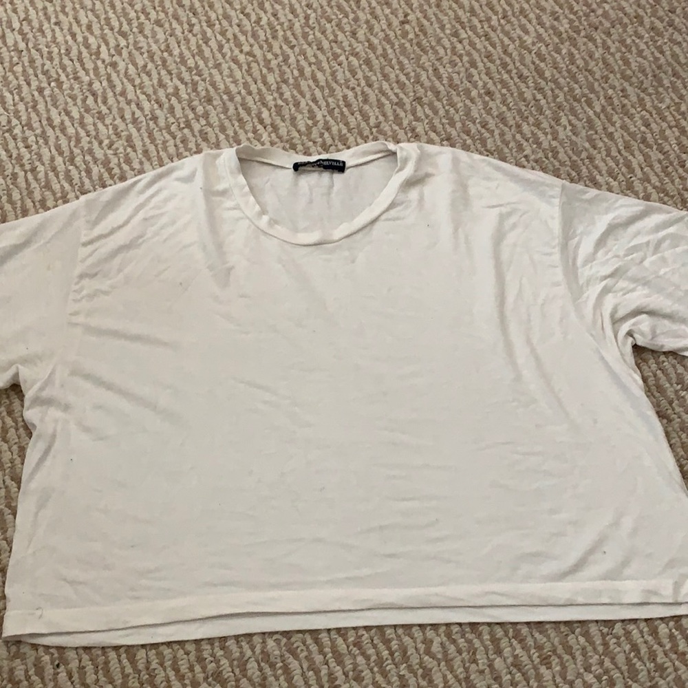 Brandy Melville short sleeve crop top